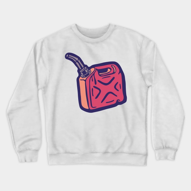 Gasoline Can Crewneck Sweatshirt by Cofefe Studio